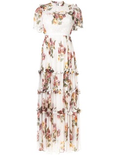 Needle & Thread платье с цветочным принтом