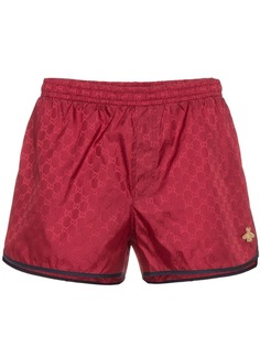 Gucci шорты для плавания Red GG Monogram