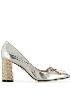 Bottega Veneta classic metallic pumps