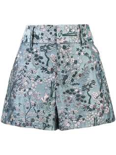 Alice+Olivia floral high waisted shorts