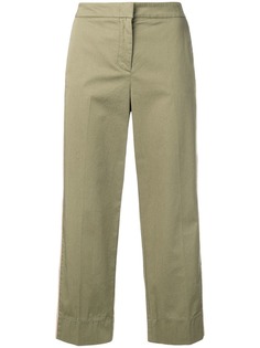 Luisa Cerano укороченные брюки с полосками по бокам