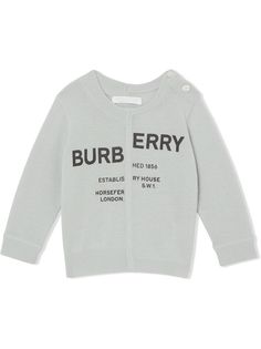 Burberry Kids свитер с принтом Horseferry