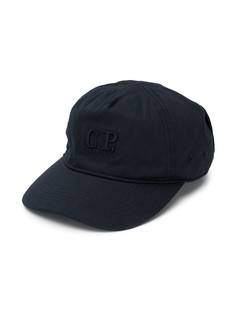 Cp Company Kids кепка с логотипом и вставкой в виде очков