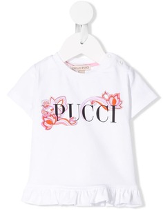 Emilio Pucci Junior футболка с логотипом