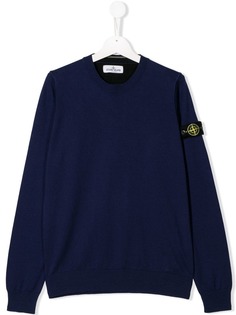 Stone Island Junior джемпер в логотипом