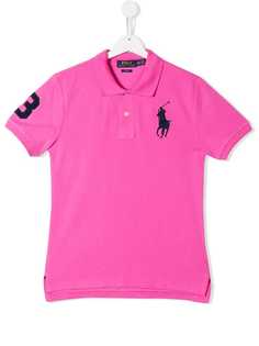 Ralph Lauren Kids рубашка-поло с вышитым логотипом