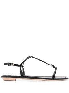 Prada сандалии с Т-образным ремешком