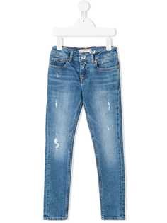 Tommy Hilfiger Junior джинсы с эффектом потертости