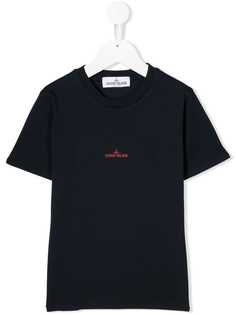 Stone Island Junior футболка с принтом логотипа