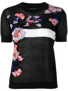 Ermanno Scervino полупрозрачный трикотажный топ