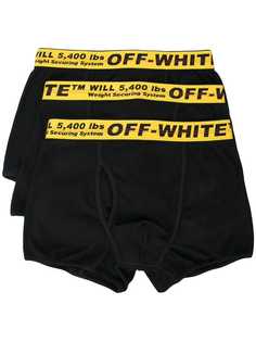 Off-White комплект из 3 боксеров