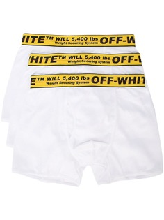 Off-White комплект из 3 боксеров
