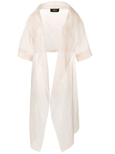 Paule Ka полупрозрачный жакет миди