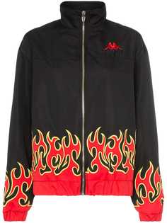 Charms легкая куртка с вышитым логотипом и принтом пламени из коллаборации с Kappa