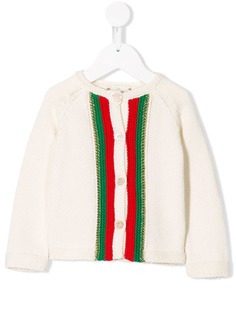 Gucci Kids трикотажный кардиган на пуговицах