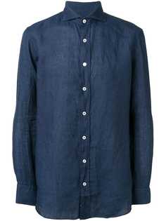 Lardini приталенная рубашка с длинными рукавами