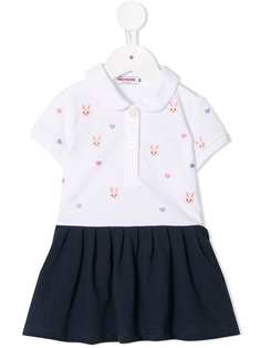 Miki House платье с вышивкой