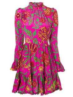 La Doublej платье мини с цветочным принтом