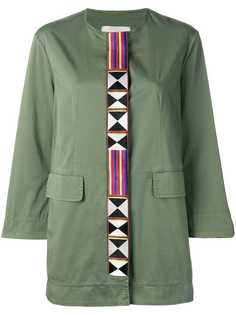 Bazar Deluxe куртка с геометричной панелью
