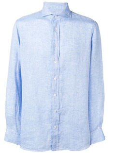 Lardini приталенная рубашка с длинными рукавами