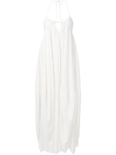 Jacquemus длинное платье с вырезом халтер