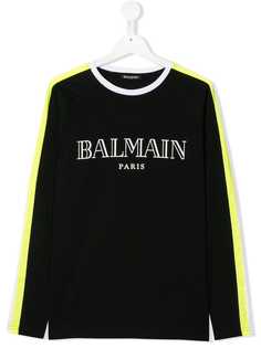 Balmain Kids толстовка с логотипом