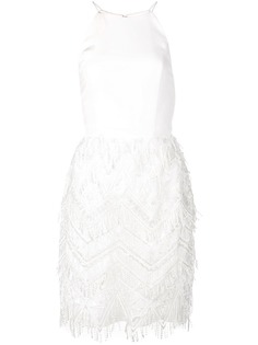 Aidan Mattox sequin fringe short dress