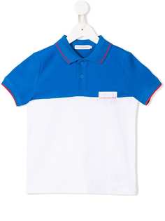 Calvin Klein Kids рубашка-поло с контрастными вставками