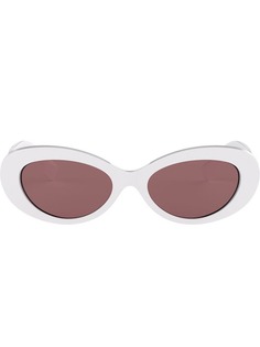 Burberry Eyewear солнцезащитные очки овальные