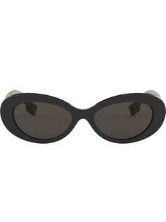 Burberry Eyewear овальные солнцезащитные очки