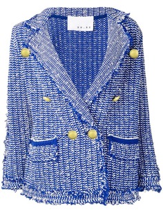 20:52 double breasted tweed blazer
