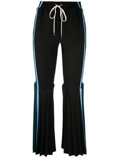 Facetasm pleated detail track pants