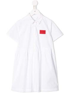 Calvin Klein Kids платье с нашивкой-логотипом