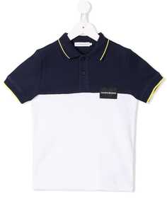 Calvin Klein Kids рубашка-поло с контрастной отделкой