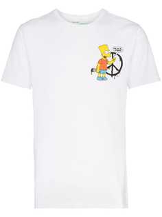 Off-White bart simpson print cotton T-shirt