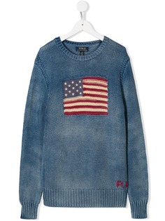 Ralph Lauren Kids трикотажный джемпер Flirting