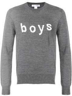 Comme Des Garçons Shirt Boys свитер с длинными рукавами с принтом