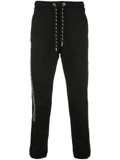 Just Cavalli jogging style studded trousers