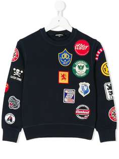 Dsquared2 Kids свитер с нашивками