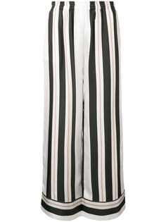 Gold Hawk striped palazzo trousers