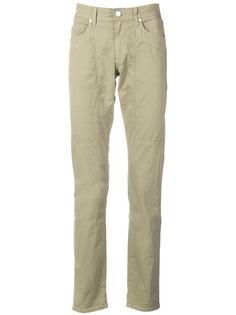 Jeckerson panelled slim fit chinos