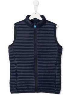 Save The Duck Kids padded panelled gillet jacket
