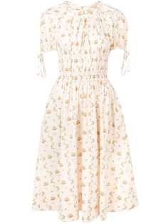 Brock Collection floral print midi dress