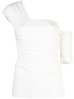 Josie Natori FUJI ONE SHOULDER TOP
