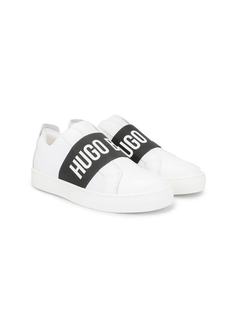 Boss Hugo Boss кроссовки с ремешком и логотипом