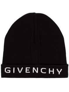 Givenchy кашемировая шапка бини с логотипом