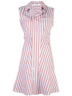 Derek Lam 10 Crosby платье-рубашка с оборками