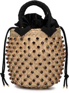 Le Nine crystal embellished bucket bag