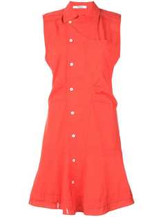 Derek Lam 10 Crosby платье-рубашка с оборками