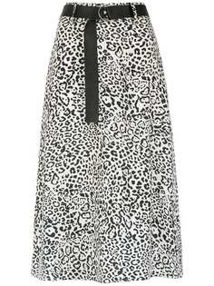 Nk юбка миди с принтом